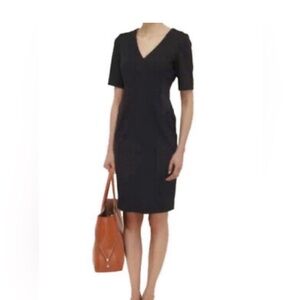 Brooks Brothers Classic Black Midi Dress
